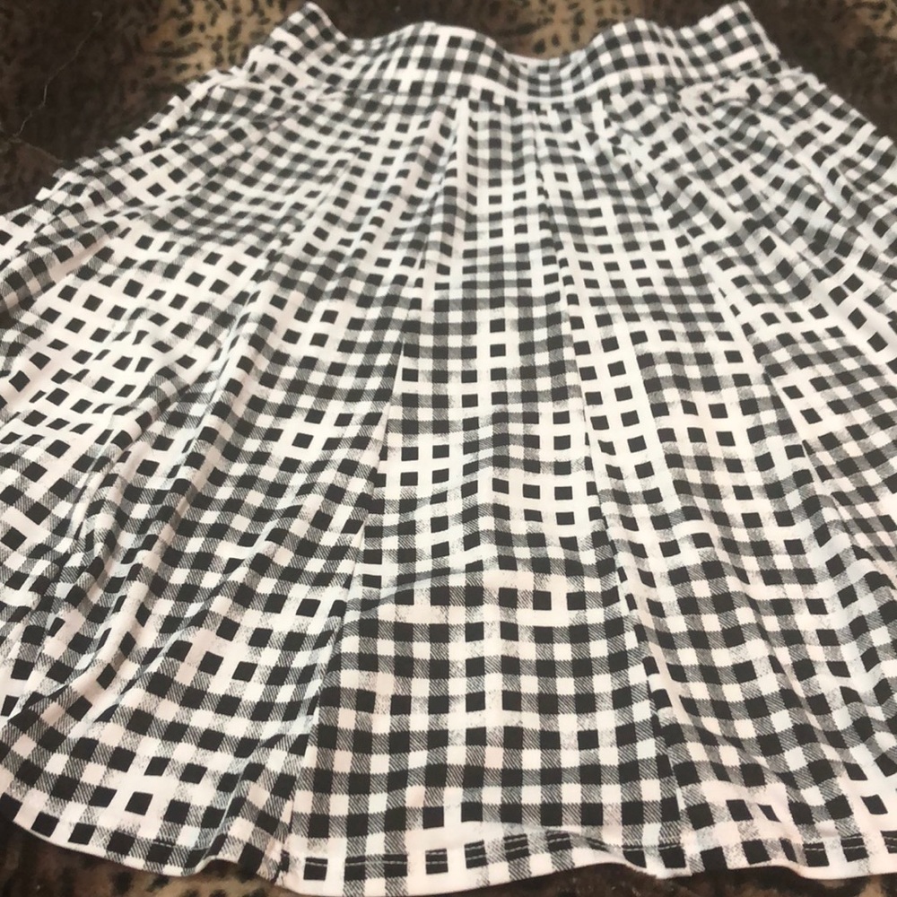 Grace Elements Checkered Skirt - image 2